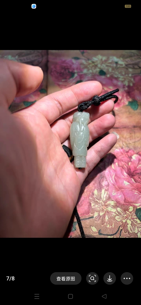 古玩玉器和田玉人真品鑒賞圖