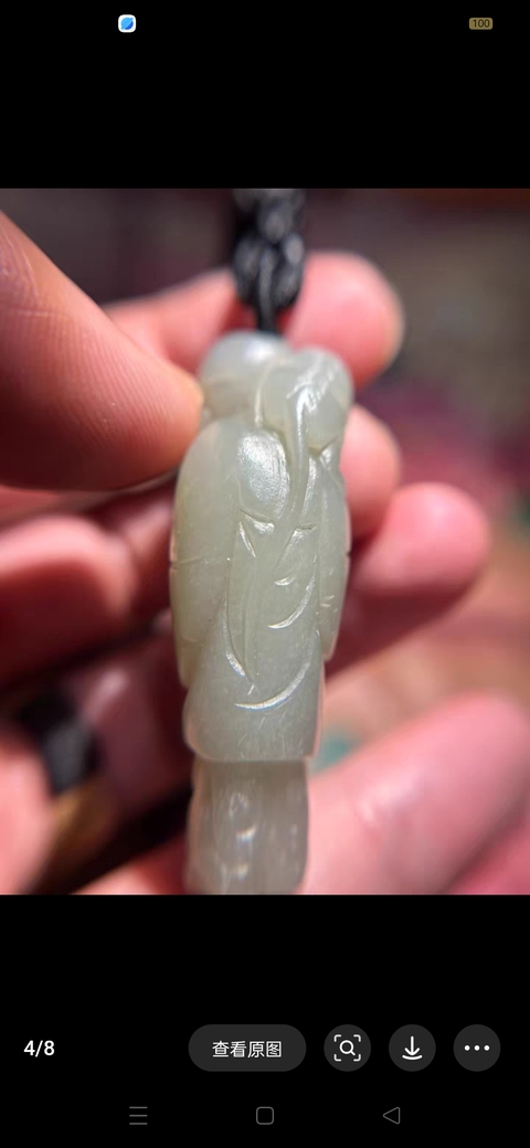 古玩玉器和田玉人真品鑒賞圖