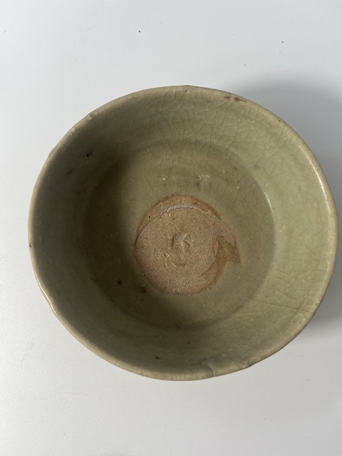 古玩陶瓷元代龍泉青瓷洗拍賣，當前價格50元