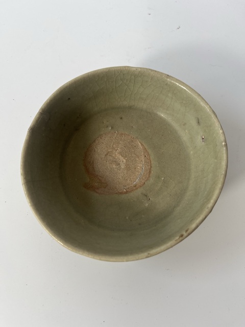 古玩陶瓷元代龍泉青瓷洗拍賣，當前價格50元