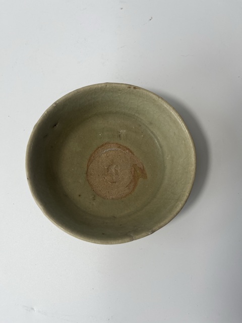 古玩陶瓷元代龍泉青瓷洗拍賣，當前價格50元