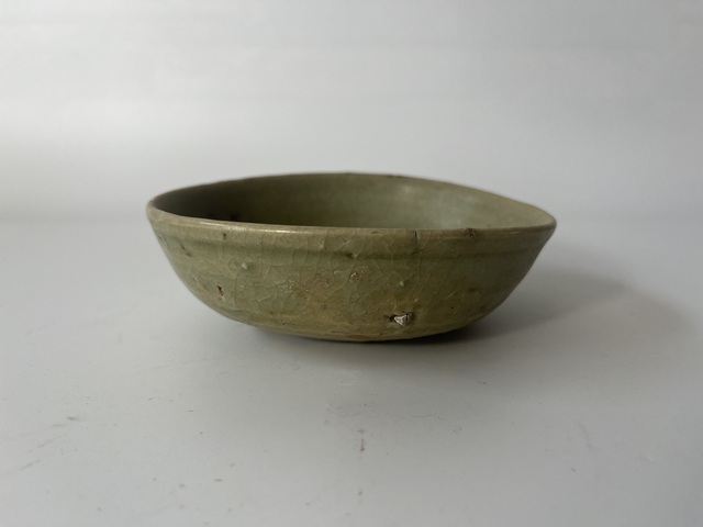 古玩陶瓷元代龍泉青瓷洗拍賣，當前價格50元