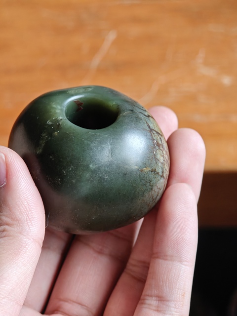古玩玉器古玉珠真品鑒賞圖