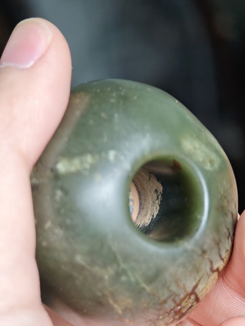 古玩玉器古玉珠真品鑒賞圖