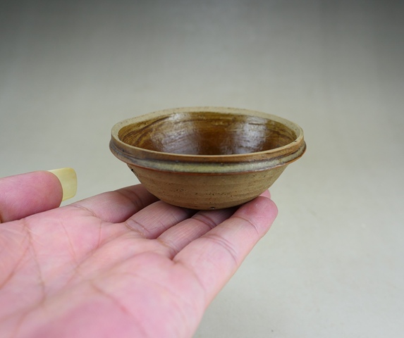 古玩陶瓷吉州窯系紫金釉茶盞真品鑒賞圖