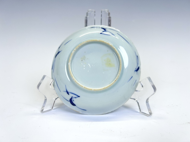 古玩陶瓷清康熙·青花花卉碟拍賣，當前價格68元