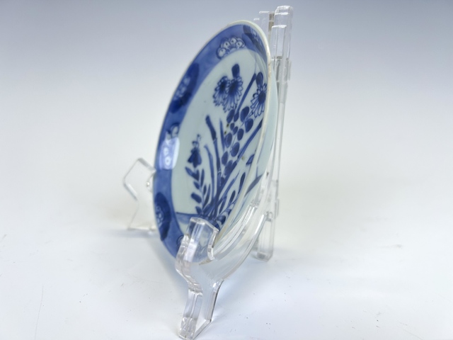 古玩陶瓷清康熙·青花花卉碟拍賣，當前價格68元