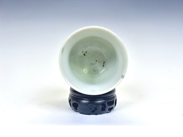 古玩陶瓷清中晚期·粉彩牡丹杯拍賣,當(dāng)前價格99元