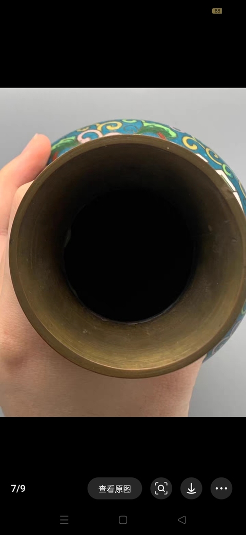 古玩銅器銅尊真品鑒賞圖