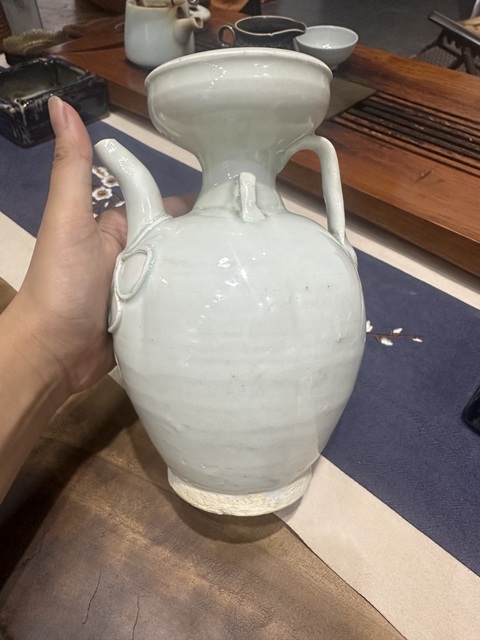古玩陶瓷青白釉執(zhí)壺真品鑒賞圖