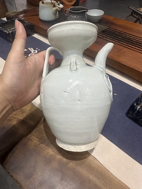 古玩陶瓷青白釉執(zhí)壺真品鑒賞圖