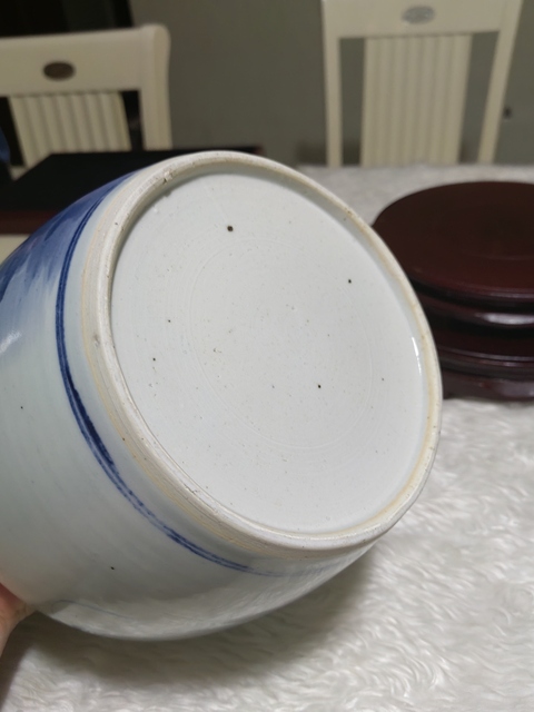古玩陶瓷清中·青花嬰戲紋罐 真品鑒賞圖