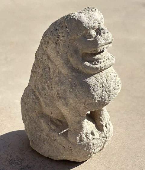 古玩雜項(xiàng)青石獅子真品鑒賞圖