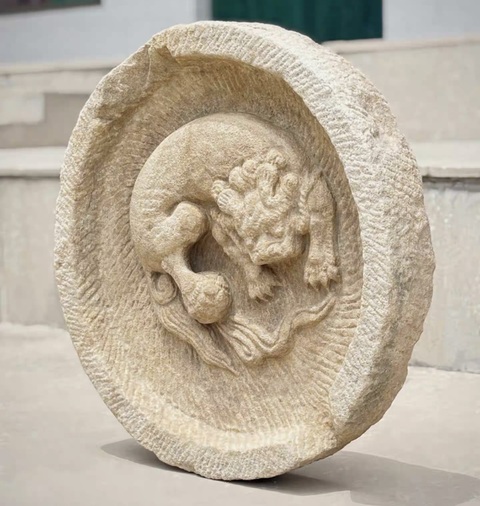 古玩雜項獅子雕件真品鑒賞圖