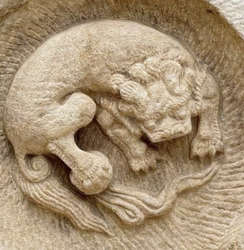 古玩雜項獅子雕件真品鑒賞圖