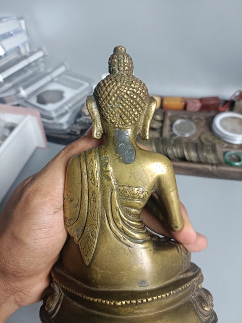 古玩銅器銅佛造像真品鑒賞圖
