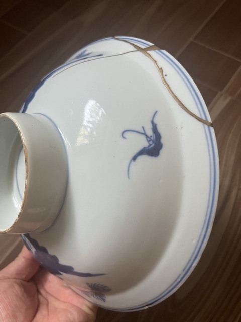 古玩陶瓷民國三星碗拍賣,當前價格350元