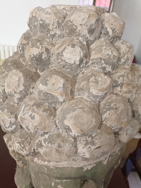 古玩雜項木雕佛首真品鑒賞圖