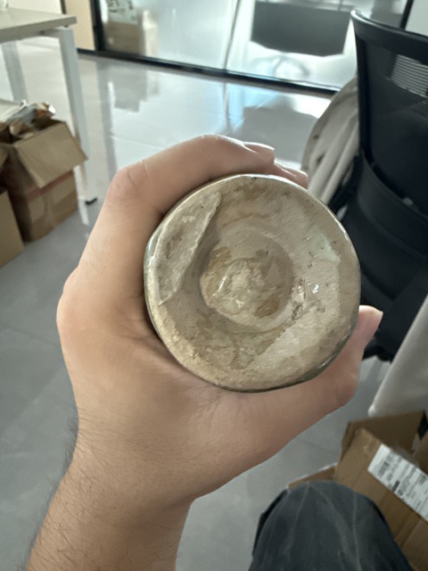 古玩陶瓷元末明初時(shí)期龍泉瓶真品鑒賞圖