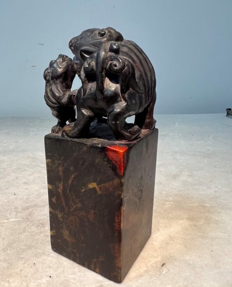 古玩雜項壽山石印章真品鑒賞圖