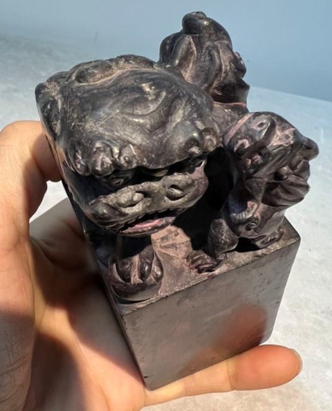 古玩雜項壽山石印章真品鑒賞圖