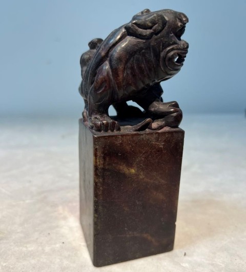 古玩雜項壽山石印章真品鑒賞圖