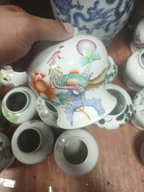 古玩陶瓷鳳紋將軍罐真品鑒賞圖