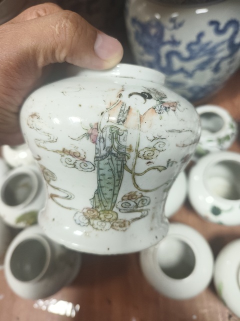 古玩陶瓷鳳紋將軍罐真品鑒賞圖