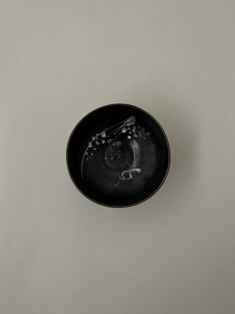 古玩陶瓷吉州窯月影梅紋茶盞拍賣，當前價格1288元