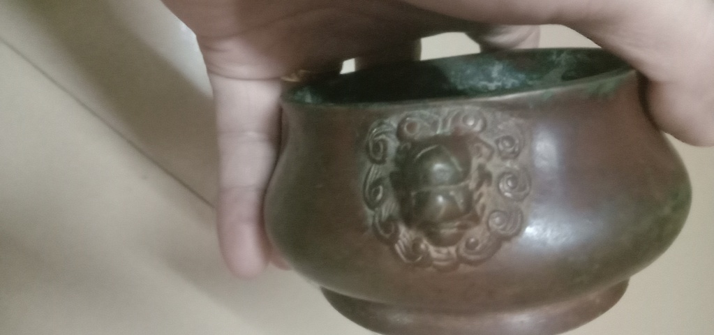 古玩銅器銅爐真品鑒賞圖