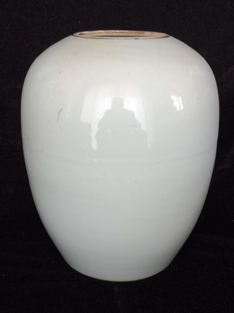 古玩陶瓷牡丹紋粉彩冬瓜罐真品鑒賞圖