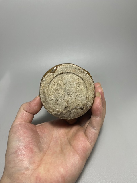 古玩陶瓷褐釉酒壺真品鑒賞圖