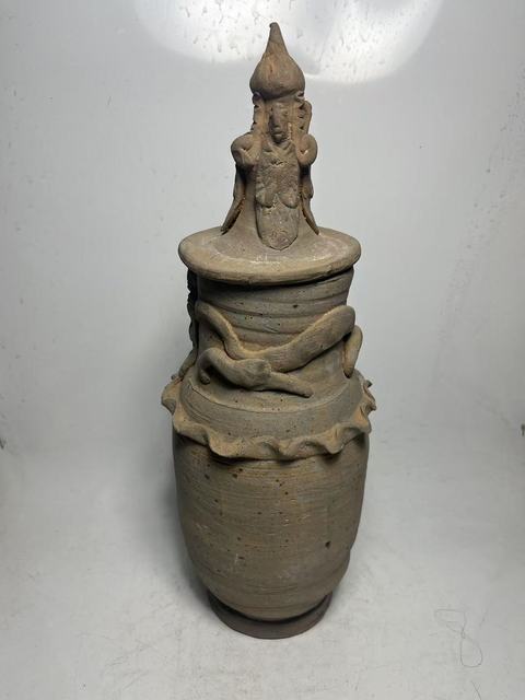 古玩陶瓷素胎魂瓶真品鑒賞圖