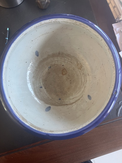 古玩陶瓷藍釉爐真品鑒賞圖