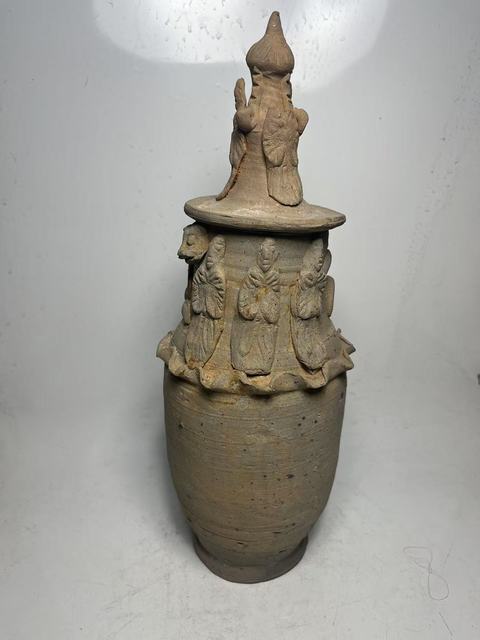 古玩陶瓷素胎魂瓶真品鑒賞圖