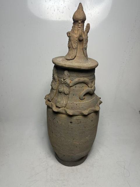 古玩陶瓷素胎魂瓶真品鑒賞圖