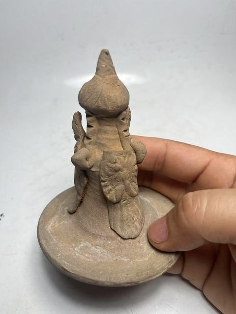 古玩陶瓷素胎魂瓶真品鑒賞圖