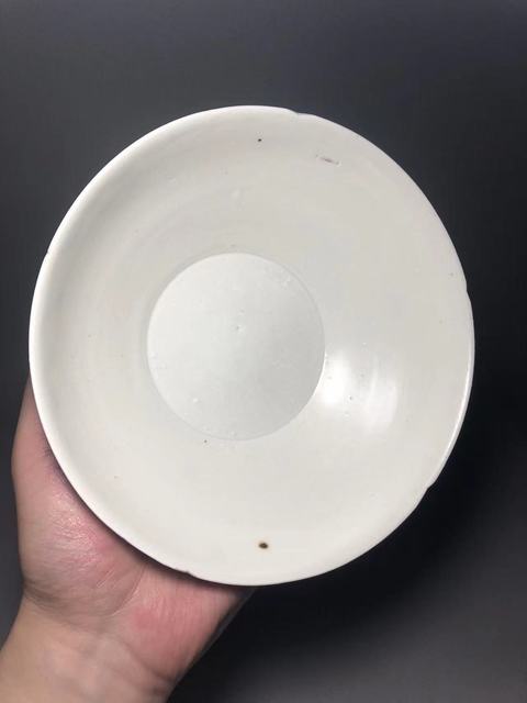 古玩陶瓷青白釉葵口碗真品鑒賞圖