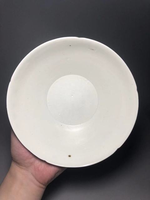 古玩陶瓷青白釉葵口碗真品鑒賞圖