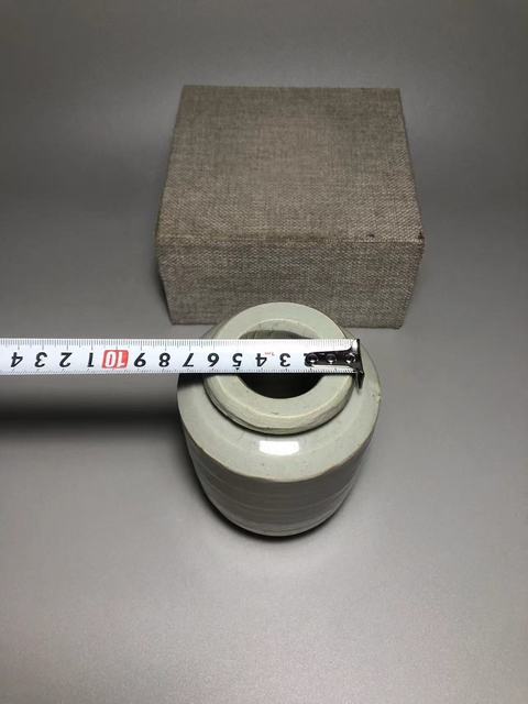 古玩陶瓷青白釉唇口梅瓶真品鑒賞圖