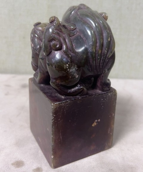 古玩雜項壽山石印章真品鑒賞圖