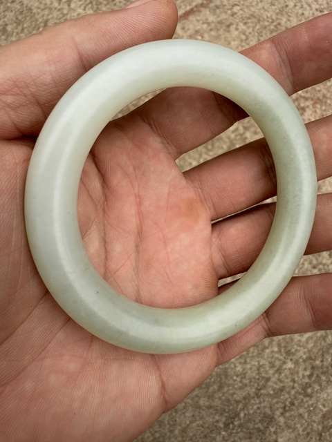 古玩玉器玉手鐲真品鑒賞圖