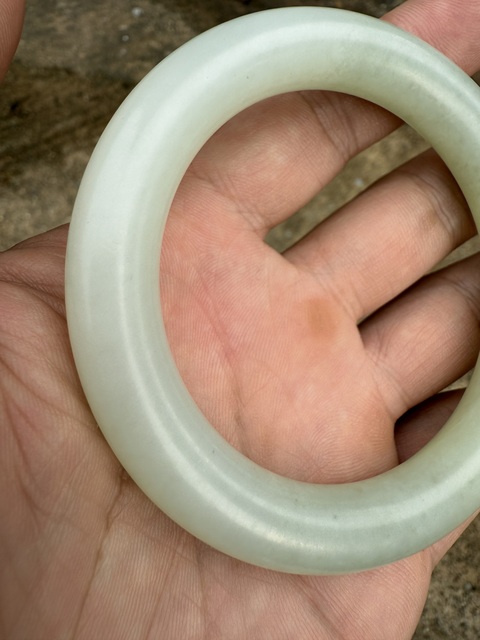 古玩玉器玉手鐲真品鑒賞圖