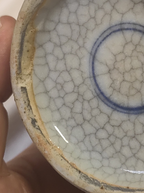 古玩陶瓷哥釉葫蘆瓶真品鑒賞圖