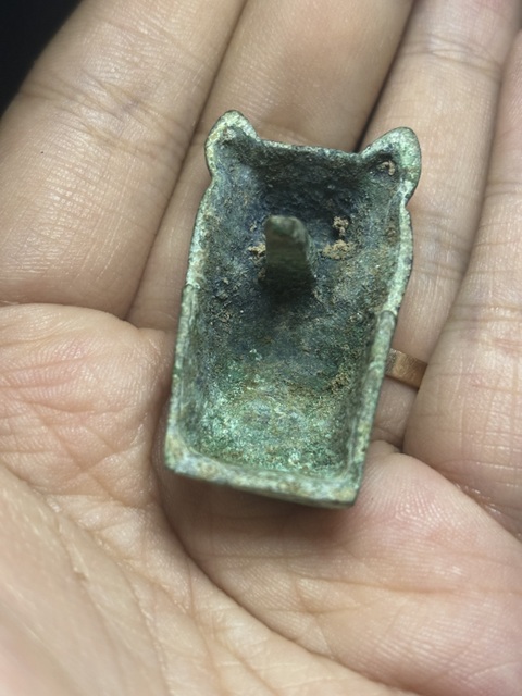 古玩銅器漢·漆器熊足真品鑒賞圖