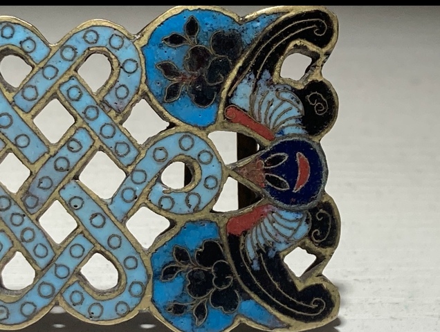 古玩銅器帶扣真品鑒賞圖