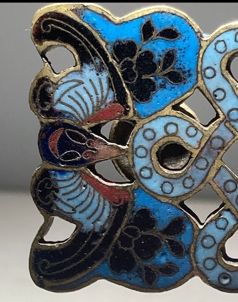 古玩銅器帶扣真品鑒賞圖