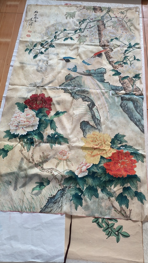 古玩字畫花鳥真品鑒賞圖