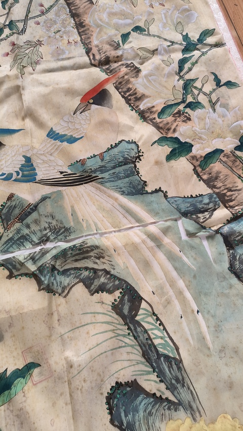 古玩字畫花鳥真品鑒賞圖