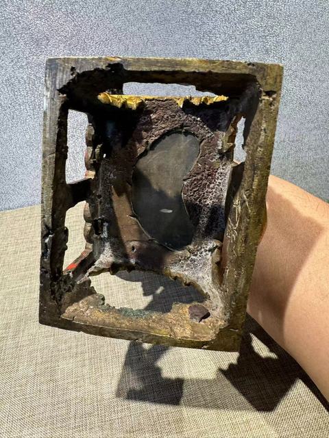 古玩銅器無量壽佛銅造像真品鑒賞圖